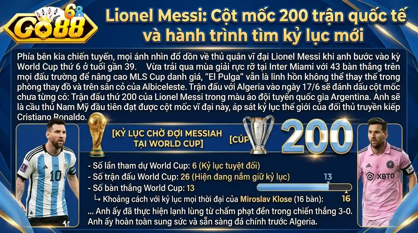 nhan dinh argentina vs algeria 17 6 go88 lionel messi cot moc 200 tran quoc te va hanh trinh di tim ky luc